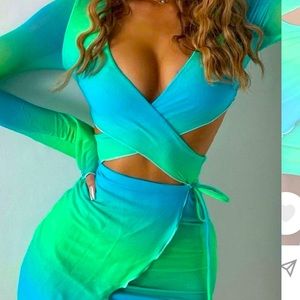 NWT Blush Mark cut out dress sz:M